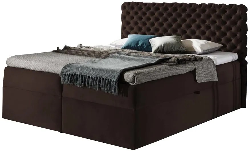 Тапицирано легло Chesterfield-Gkri-140 x 200