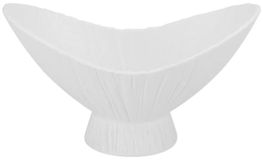 Horecano - Порцеланова купа на стойка асиметрична 19,5x11x10,8см REN-(HC-56934)