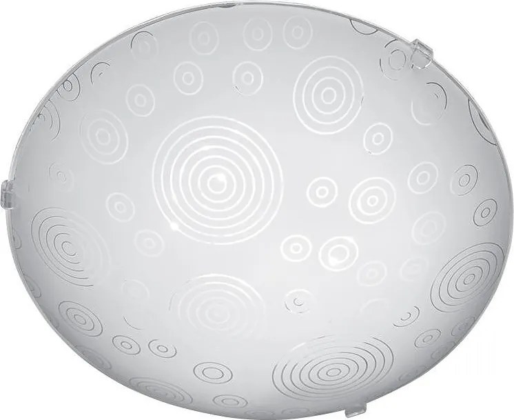 Плафониера ОЗОН LED, ø300, бял гланц, 18W, 4000K