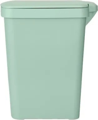 Кош за боклук с педал Brabantia StepUp 1008484, 25 л, Екологични материали, Голям отвор, Светлозелен