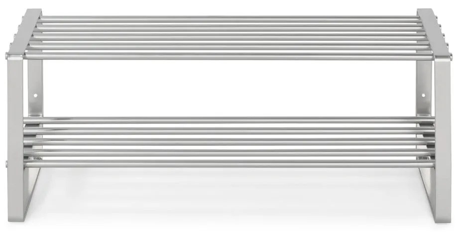 Метален шкаф за обувки в сребристо Rex - Spinder Design