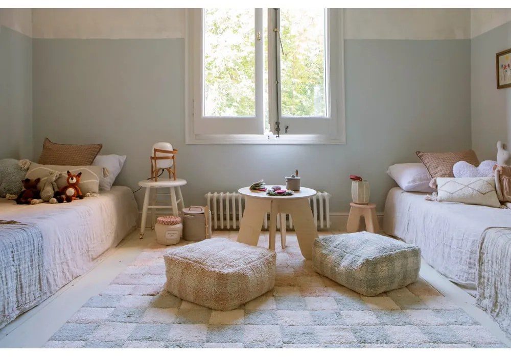 Кремава текстилна детска кошница за играчки ø 20x23 cm Jam Jar – Lorena Canals