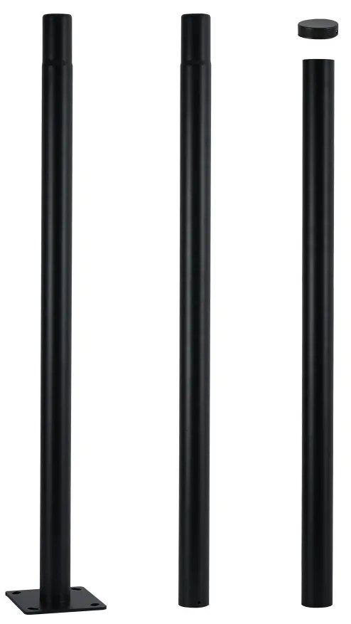 Brilagi - Метална тръба за уличен стълб URBAN 3 м, черен