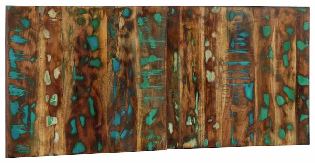 4017492 vidaXL Табла за глава Multicolour 120 cm Масивна дървесина Reclaimed