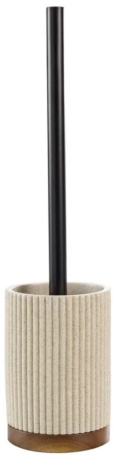 Бежова четка за тоалетна от полирезин Niagara – douceur d'intérieur