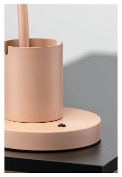 Светлосиньо-розова настолна лампа с метален абажур (височина 50 см) Mouse - GTV