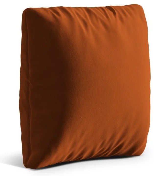 Теракотена кадифена възглавница за диван Kemi – Cosmopolitan Design