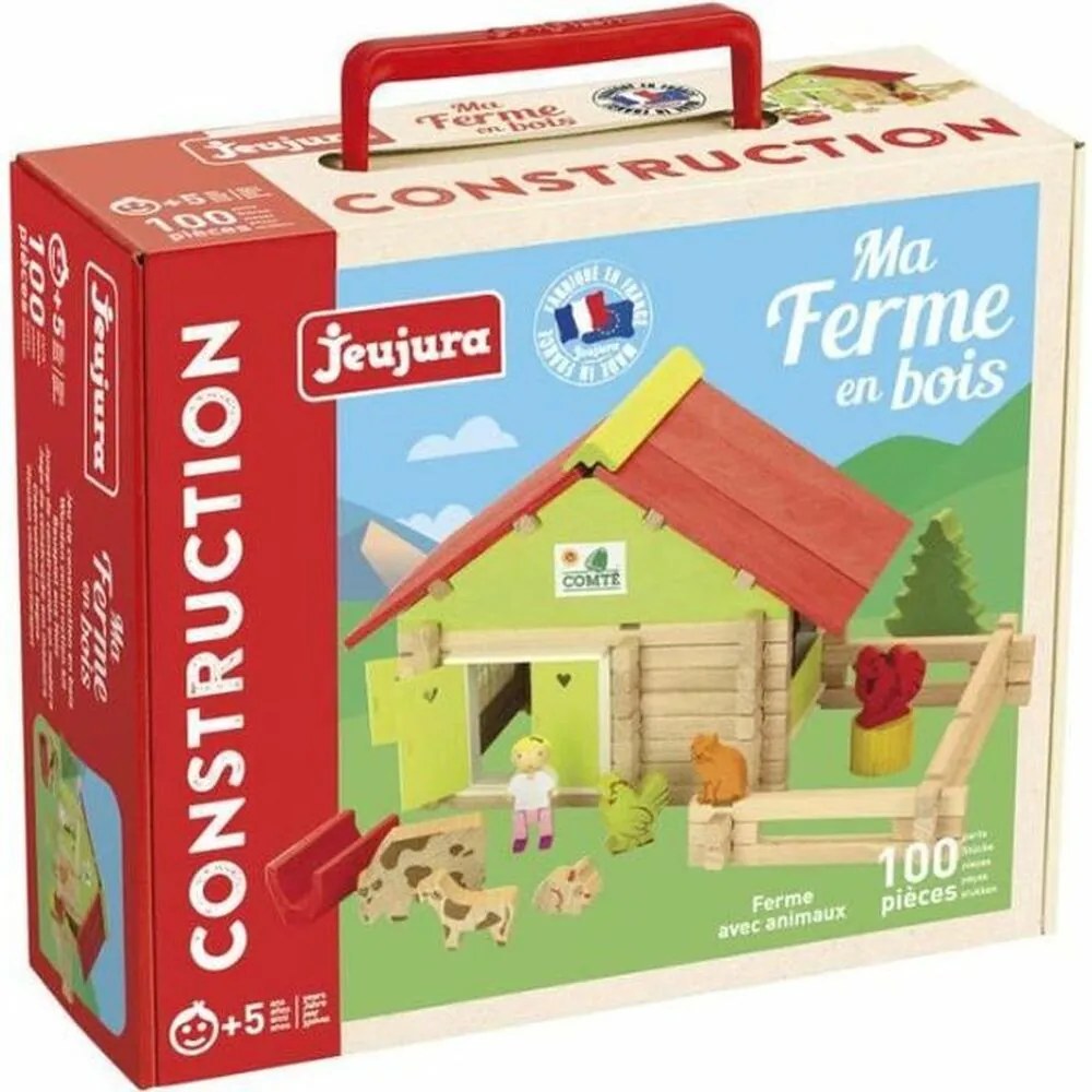 Фигурки на Герои Jeujura  Farm With Animals Playset (100 Части)