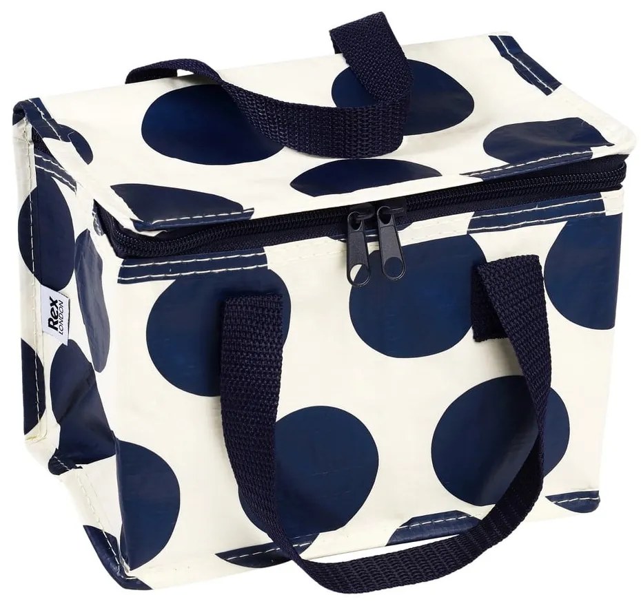 Синя/кремава охлаждаща чанта Spotlight – Rex London