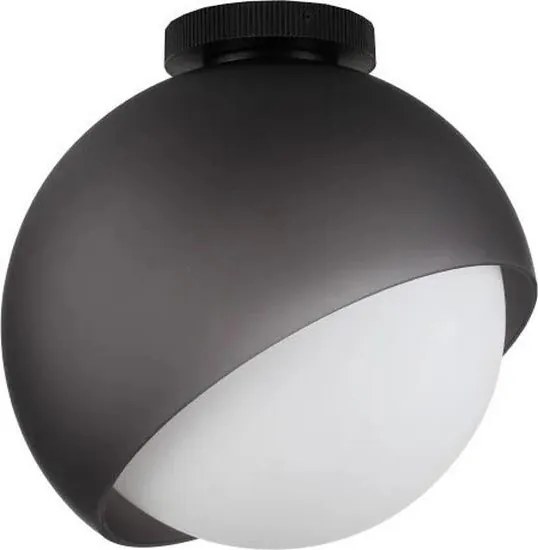 Ideal Lux - Таванно осветително тяло BLOOM 1xE27/42W/230V Ø 30 см черно