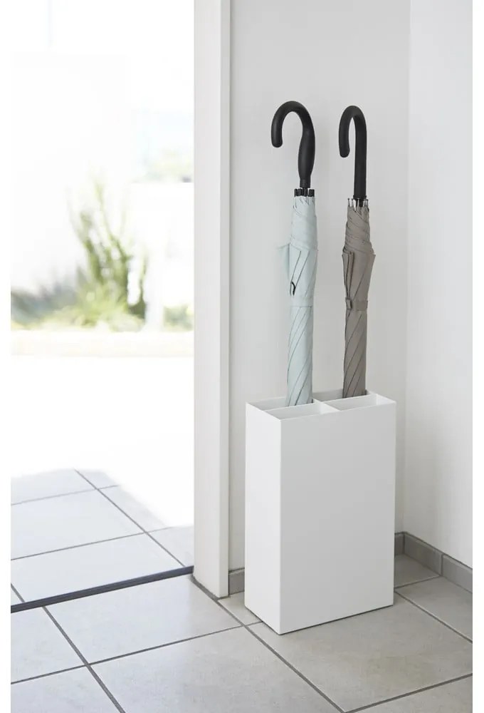 Бяла метална стойка за чадъри Yamazaki Smart - YAMAZAKI