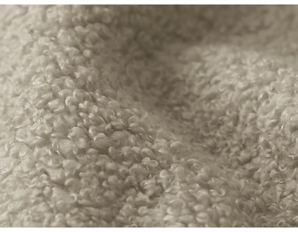 Светлокафяв разтегателен ъглов диван с място за съхранение от букле (десен ъгъл) Pele – Makamii