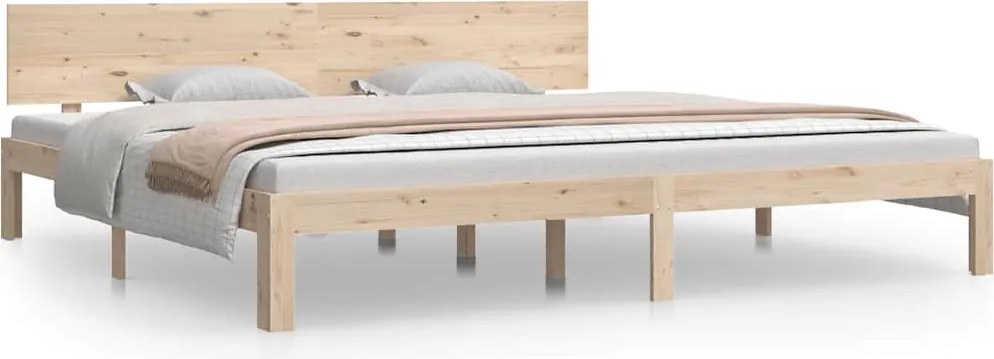 810515 vidaXL Рамка за легло, бор масив, 200x200 см
