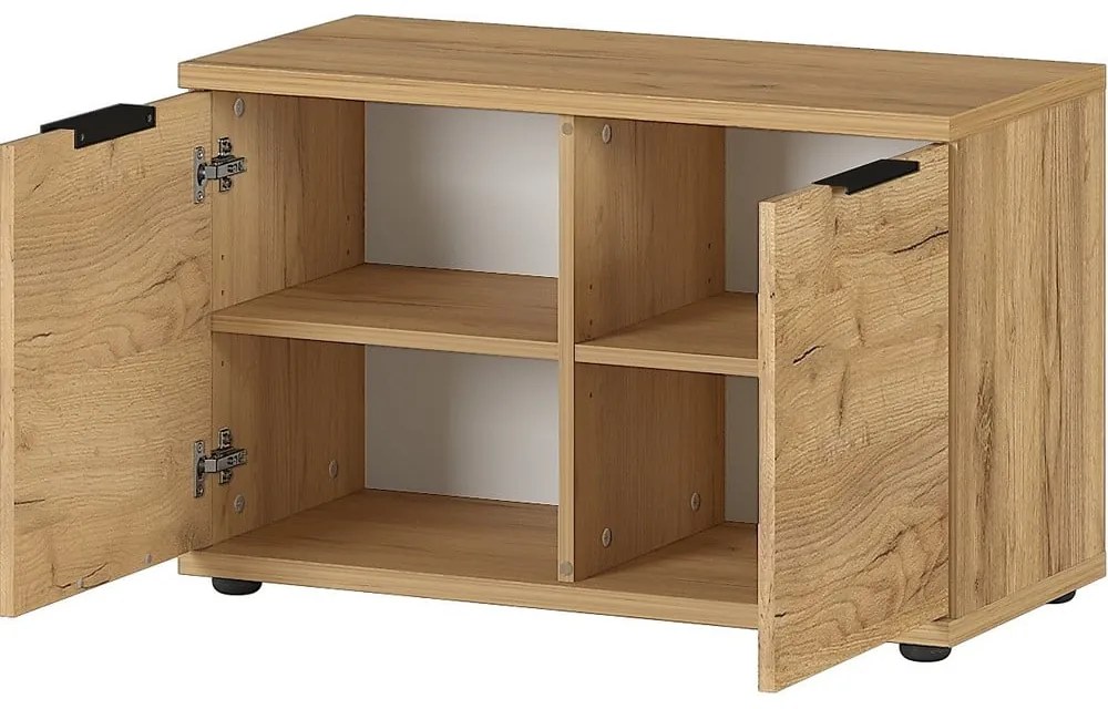 Шкаф за обувки в дъбов декор с пейка Fremont - Germania