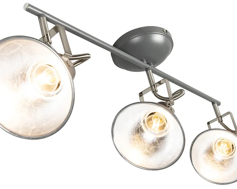 Индустриален прожектор антрацит въртящ се и наклонен 3-светлина - Tommy