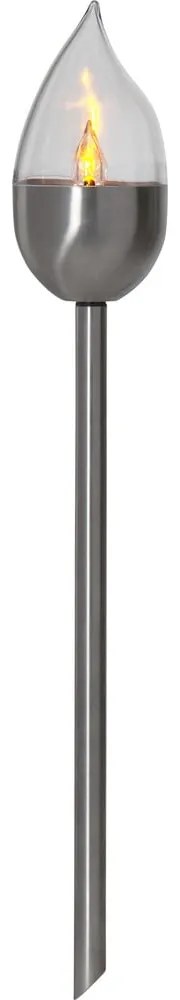 LED потапящи външни осветителни тела в комплект 3 бр. със соларен панел (височина 40 cm) Olympus – Star Trading