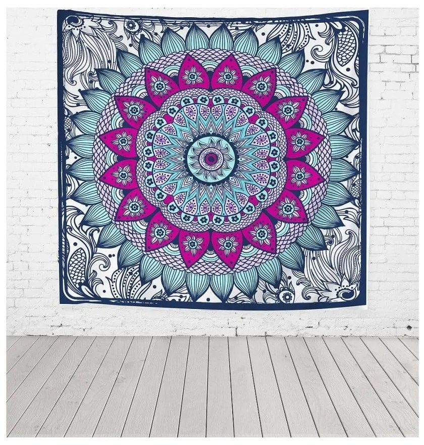Гоблен 140x140 cm Blue Dreamcatcher – Really Nice Things