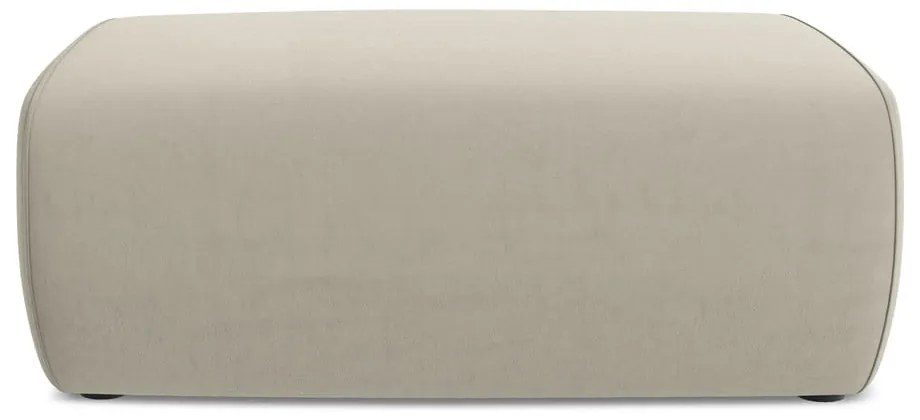 Бежова кадифена табуретка Kapua – Makamii
