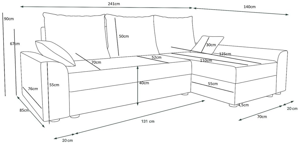 Ъглов диван Jason-Mauro-Mov