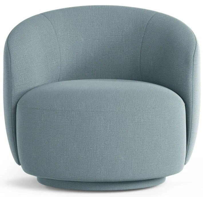 Светлосиньо въртящо се кресло Letizia – Micadoni