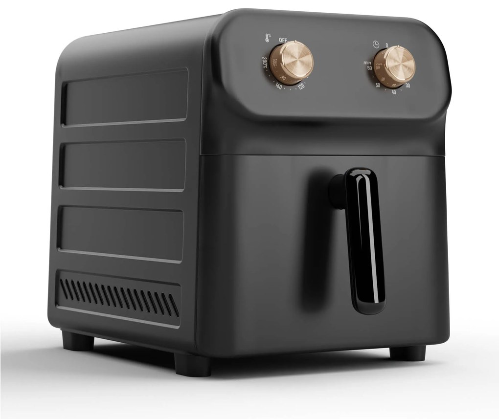 Klarstein AeroCrisp 9, фритюрник с горещ въздух, 1900 W, 9 литра, въртящи се копчета