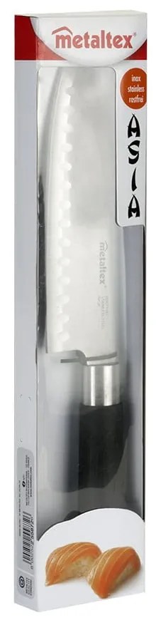 Кухненски нож в японски стил, дължина 30 cm Santoku - Metaltex