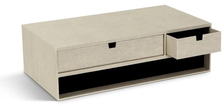 Картонен органайзер с чекмеджета за докумнети Ted Canvas Paper Laminate – Bigso