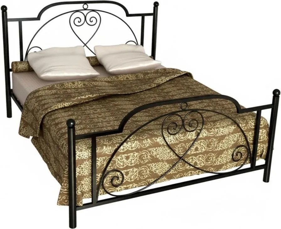 Легло Ellie-150x200-Black-Με ποδαρικό