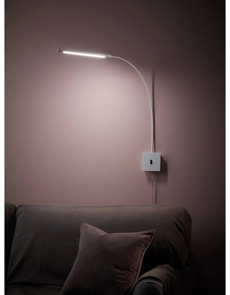 Бяла стенна лампа 1L Antenna - Markslöjd