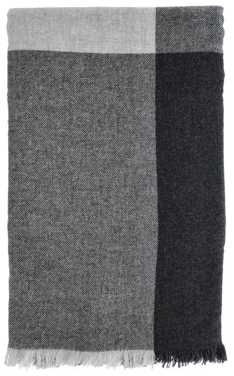 Сиво вълнено одеяло 130x200 cm Merino – Södahl