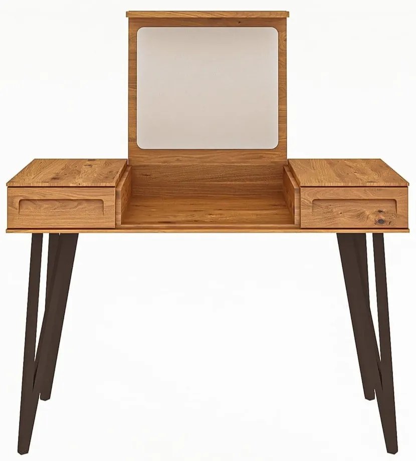 Дъбова тоалетка 120x53 cm Golo - The Beds