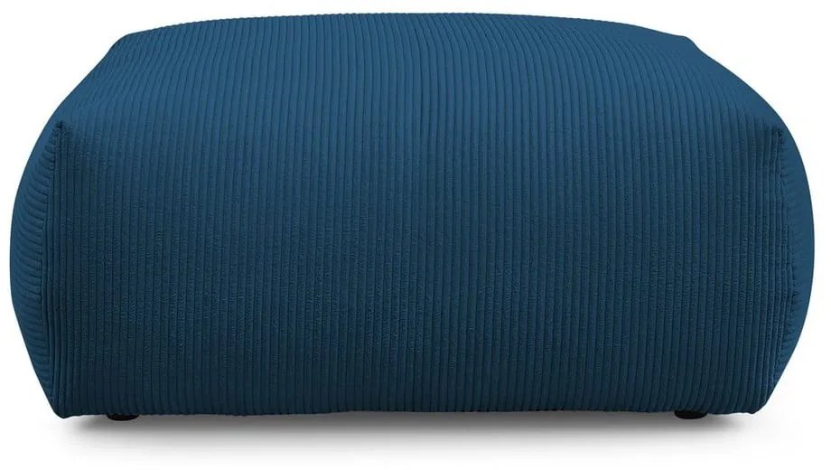 Тъмносиня табуретка от рипсено кадифе Voltaire – Bobochic Paris