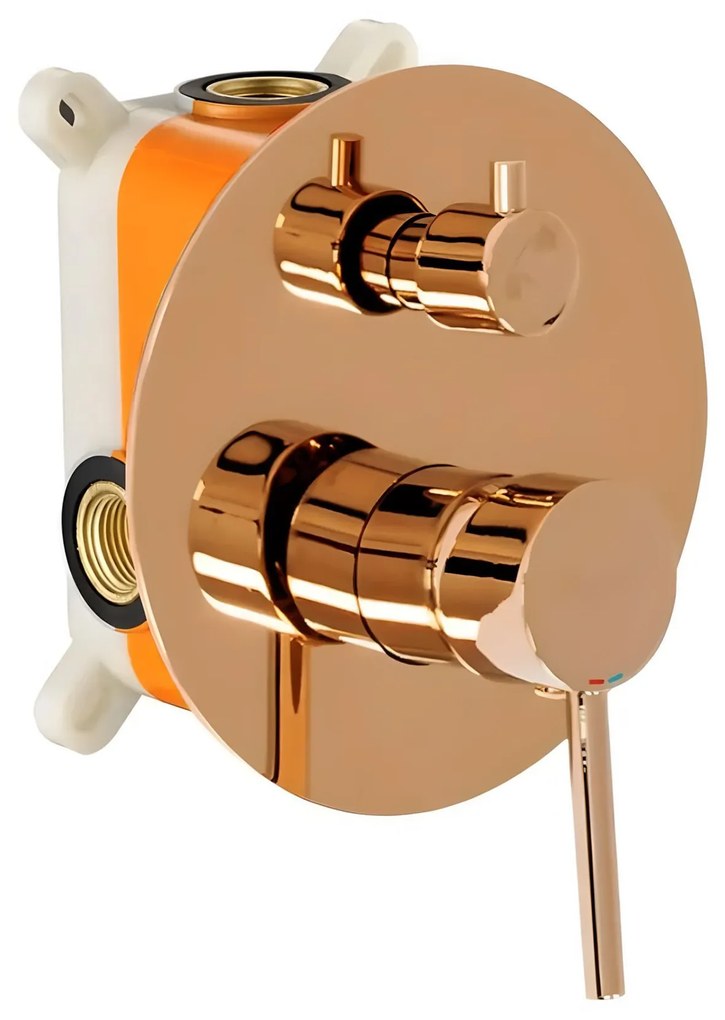 Смесител за вана -Вграден Rea Lungo Copper + BOX