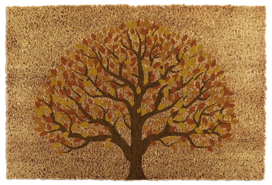Изтривалка от кокосови влакна 40x60 cm Autumnal Tree of Life – Artsy Doormats