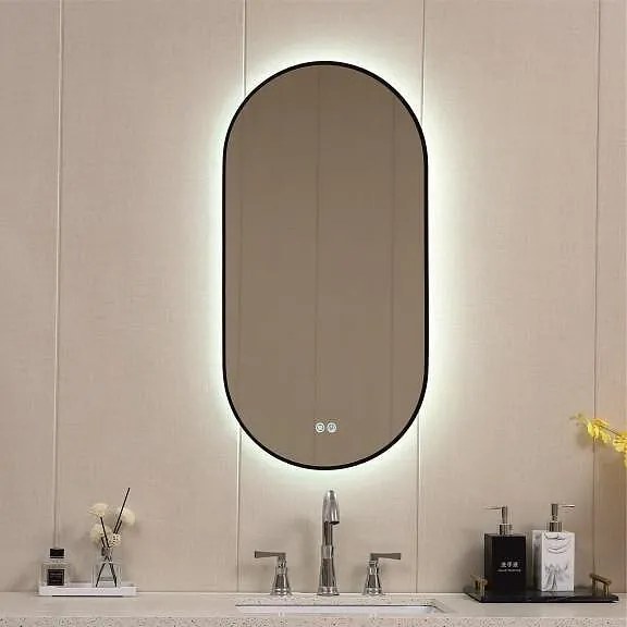LED огледало с нагревател ICL 1850/45, 45x90см