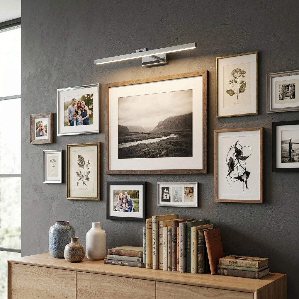 Stenen LED aplik za banya APP1859-1W 80 cm Chrome