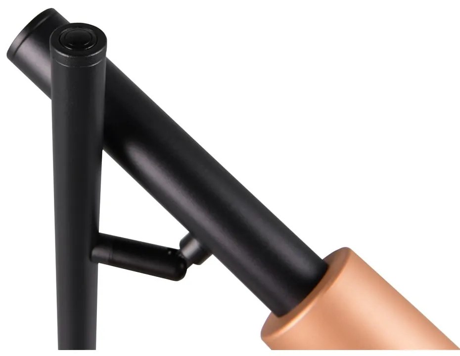 LED настолна лампа в черен и бронзов цвят (височина 50 cm) Ikaris – Trio Select