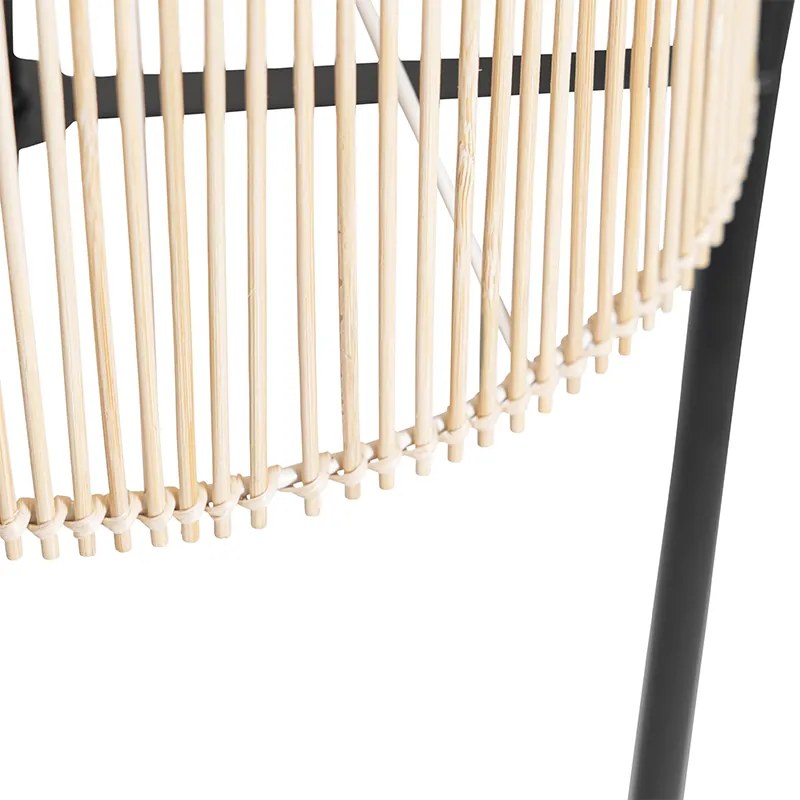 Скандинавска подова лампа бамбук - Natasja