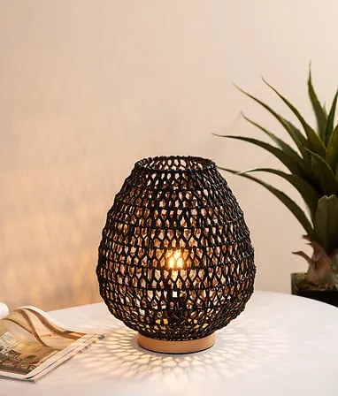 Нощна лампа atmosphera Etel, 35.5 cm - Натурален