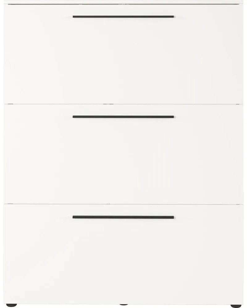 Бял шкаф за обувки с панти Utah - Germania