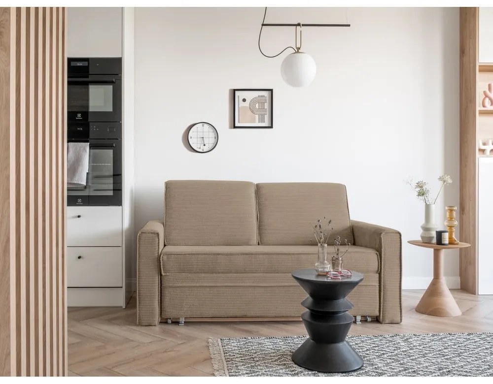 Бежов разтегателен диван 168 cm Lucky Lucy - Miuform