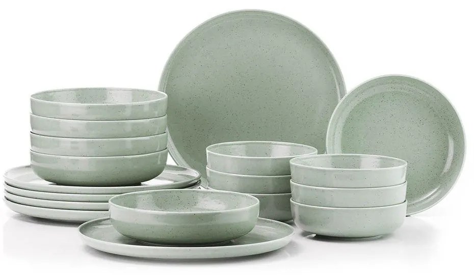 Комплект за хранене от порцелан 18 бр. - Hermia