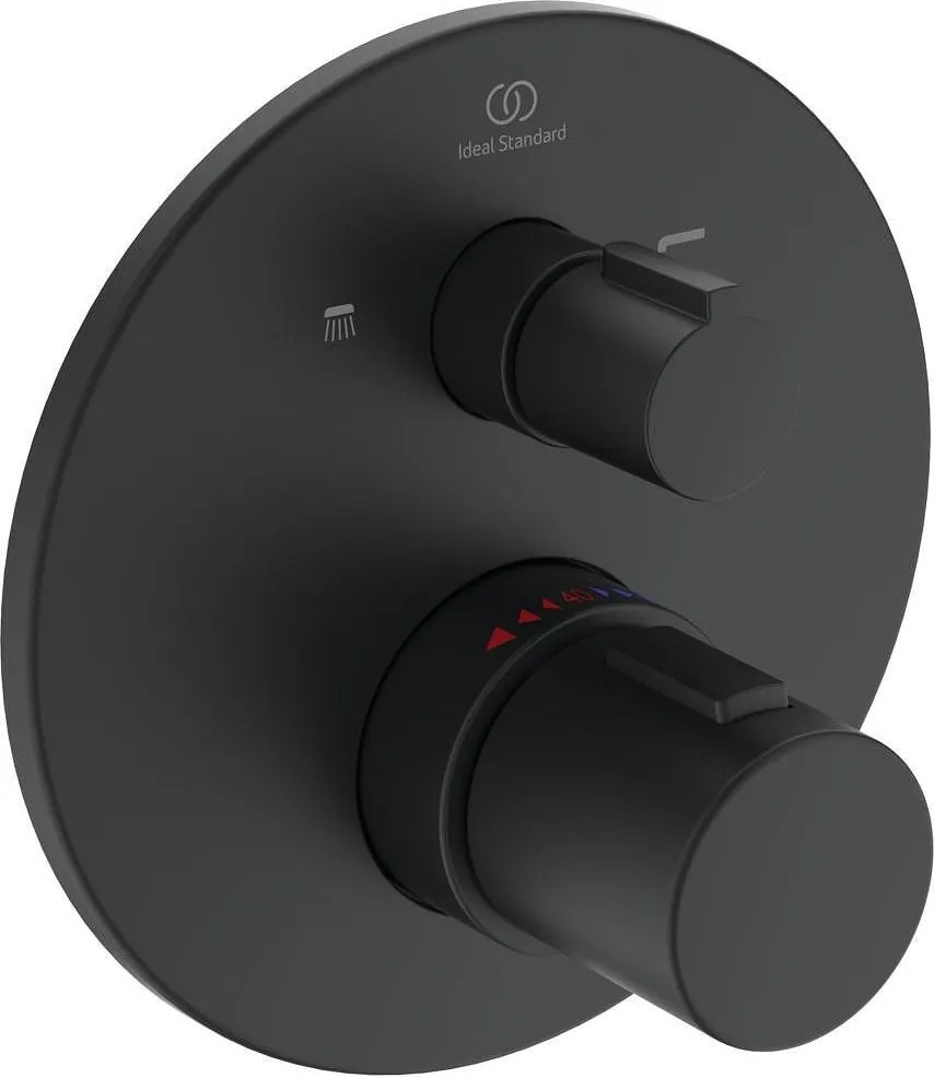 Термостатен смесител за вграждане за вана/душ, CERATHERM T100, A5814XG, Vidima