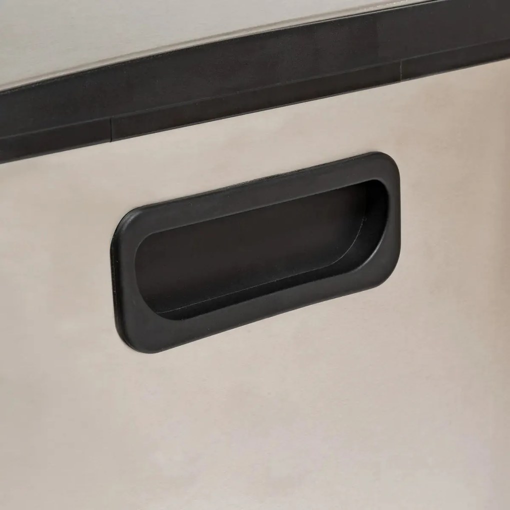 Кош за рециклиране 5five Ariane, Инокс, 3x18 l