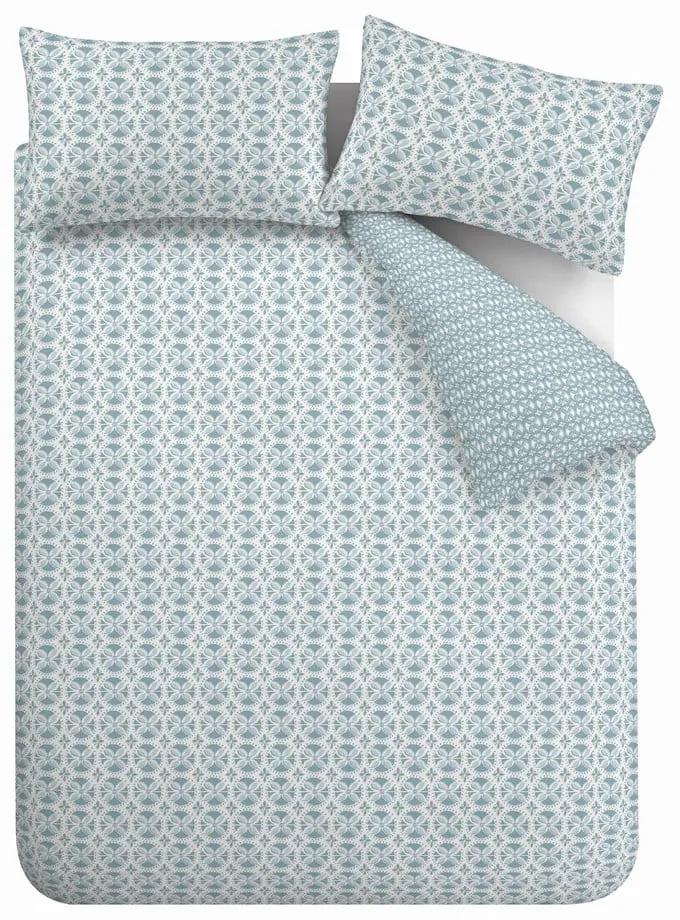 Синьо спално бельо за двойно легло 200x200 cm Sardinia - Catherine Lansfield