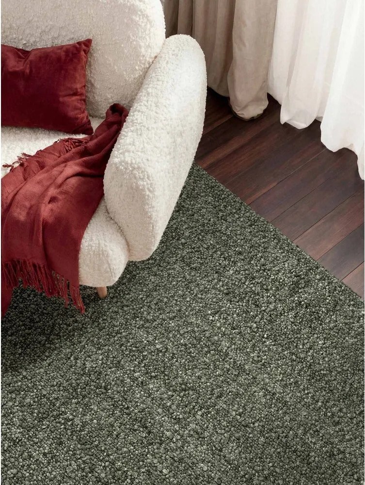 Зелен ръчно изработен килим от букле 200x290 cm Notting Hill Portobello – Ted Baker