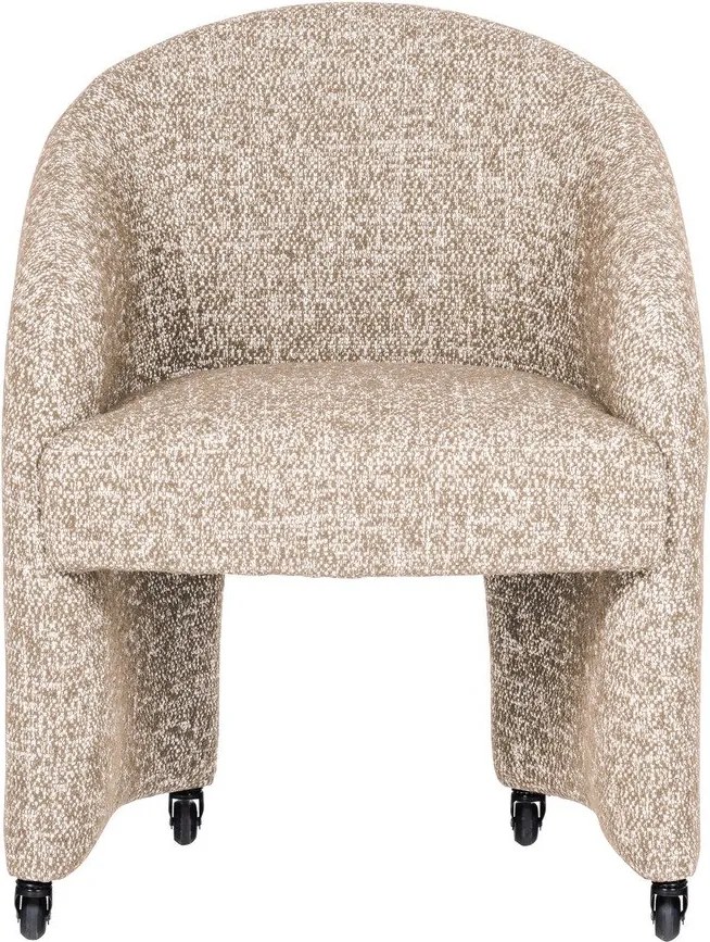 Бежов тапициран офис стол Cordo – WOOOD