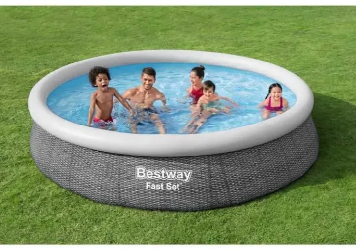 Bestway - Надуваем басейн с помпа 366 х 76см 57445