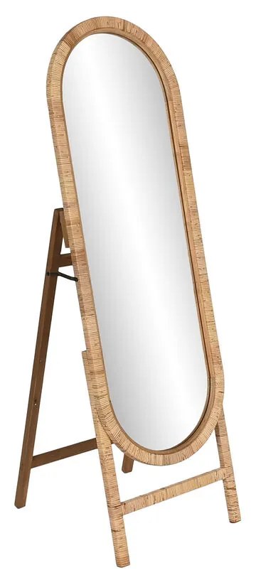 Огледало в цял ръст Home ESPRIT Естествен 46,5 x 48 x 150,5 cm