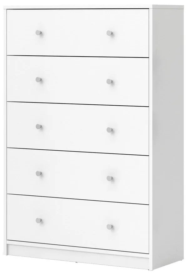 Бял скрин 72x108x30 cm May – Tvilum